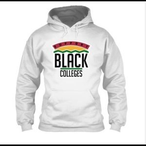 “Support Black Colleges” White Hoodie